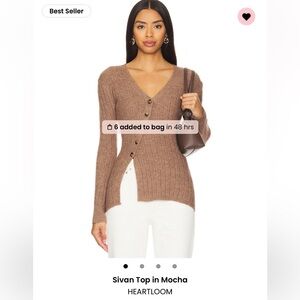 Sivan top in mocha from Heartloom.